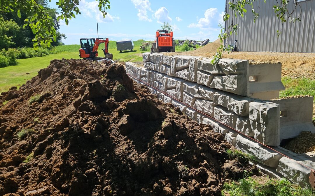 Forix Retaining Wall System Installation: Coon Valley, WI